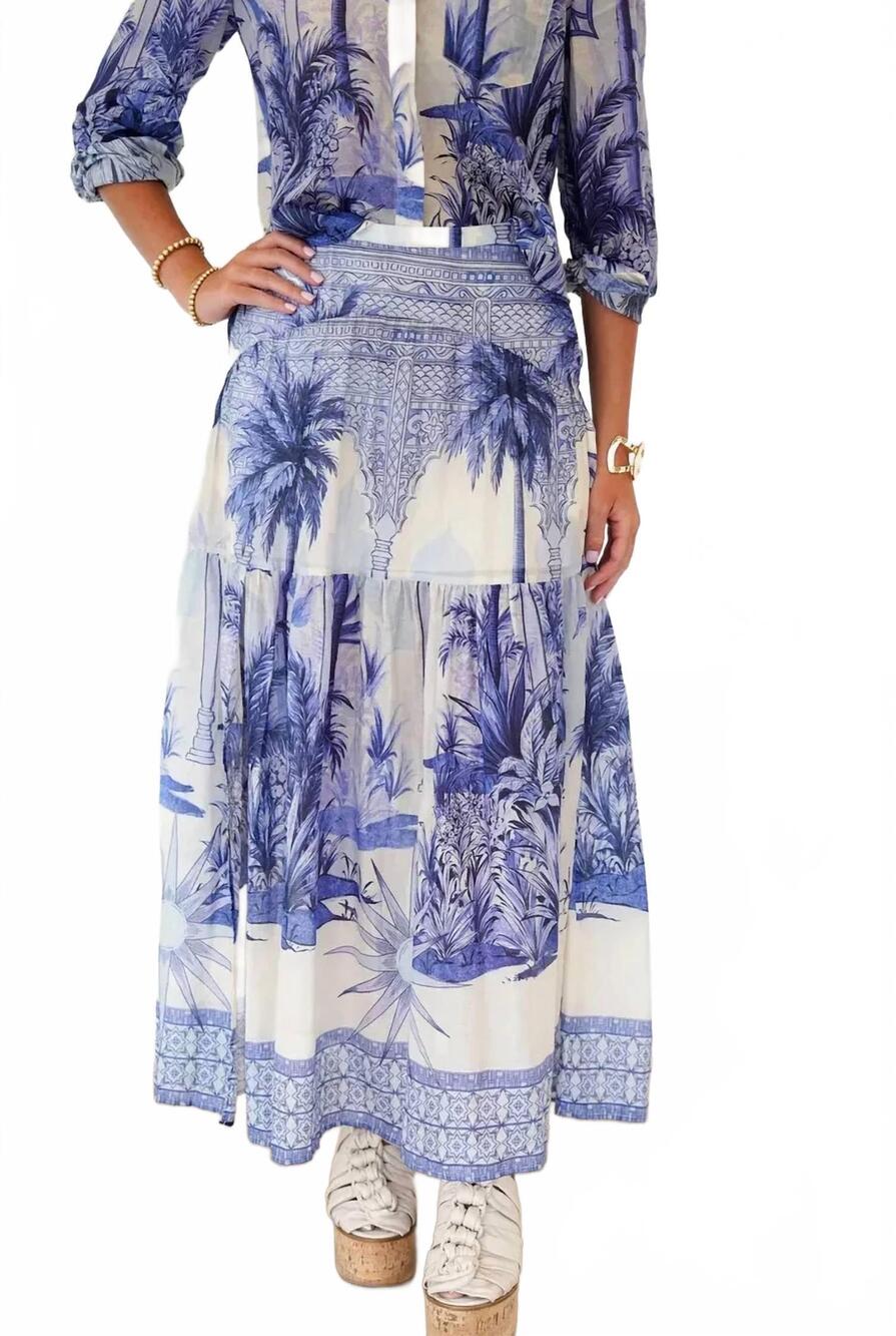 NEW SHUG mia maxi skirt in blue